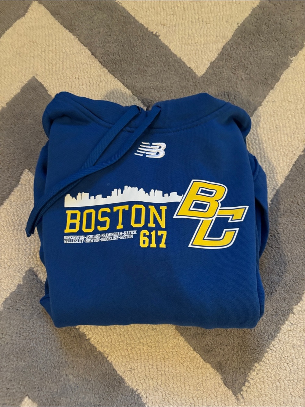 Men’s New Balance Boston College/Boston Marathon Hoodie